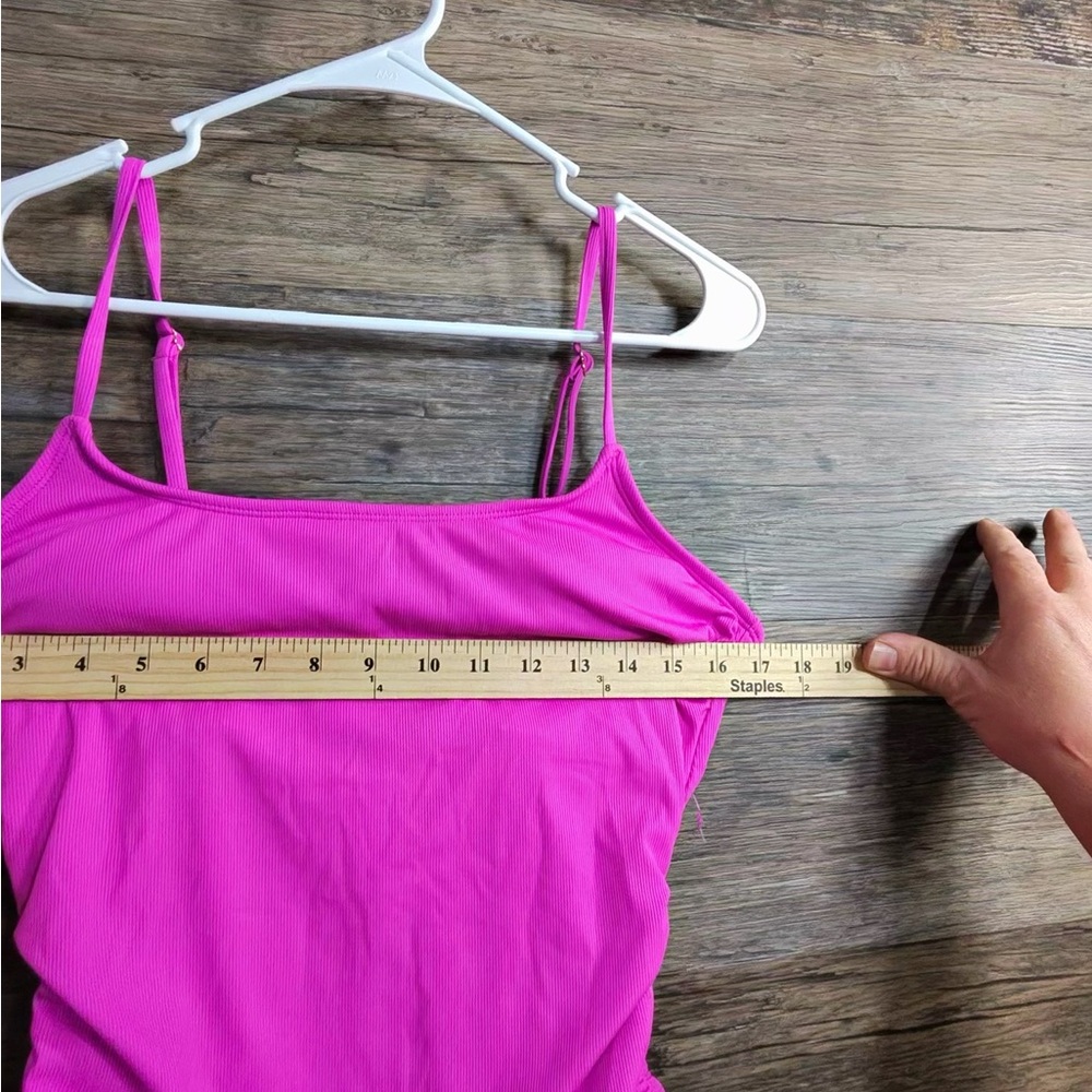 Shade & Shore Bright Pink Women's One Piece Swimsuit - Picture 9 of 10